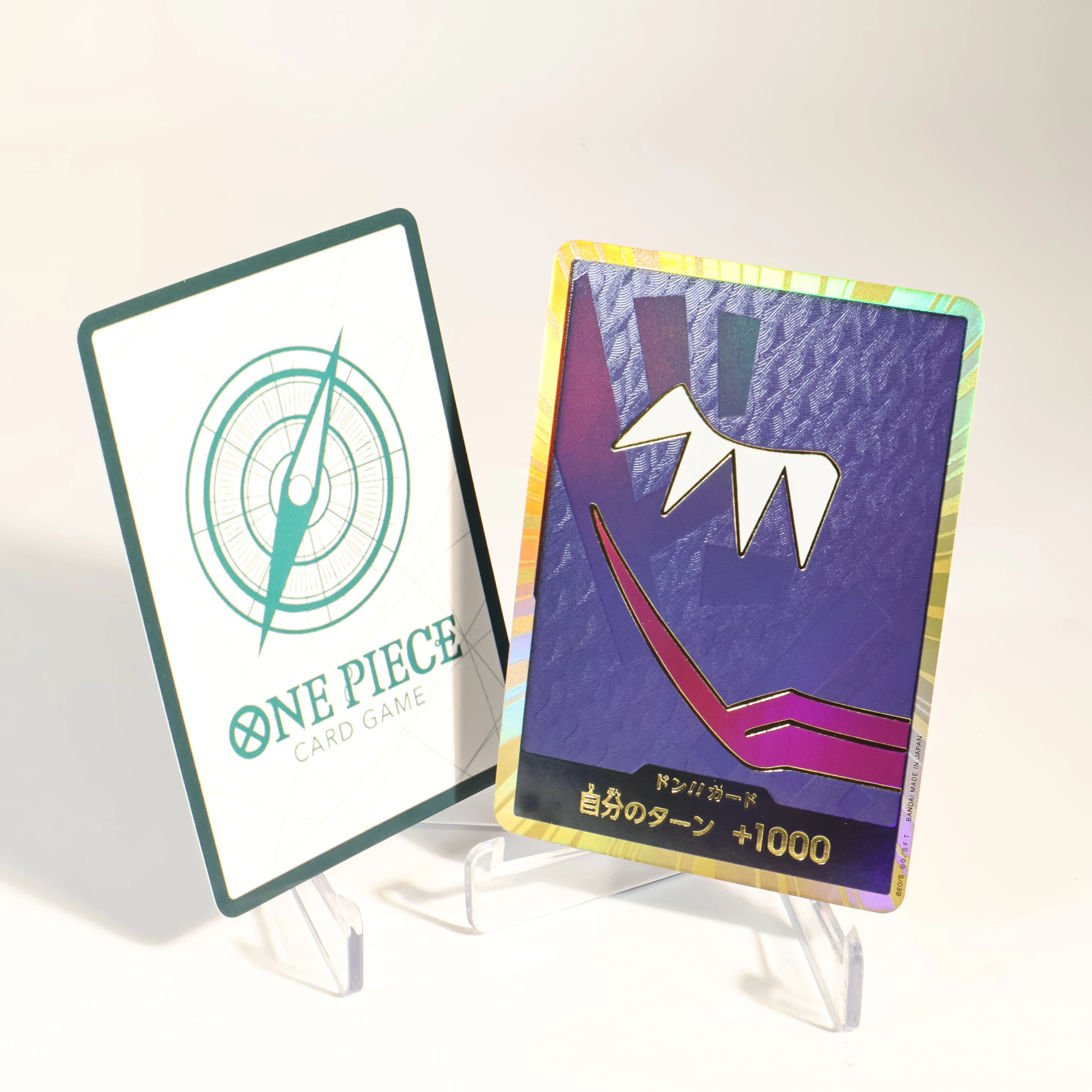 One Piece OPCG Japanese Proxy Cards Don!! Gold Parallel Foil Refraction Flash Luffy Zoro Anime Collection Cards Toy
