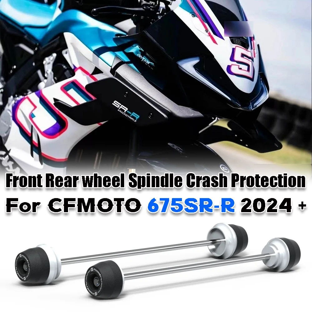 For CFMOTO 675SR-R CF MOTO 675SR R 2024 2025 Motorcycle Fall Protection Frame Slide Crash Protection