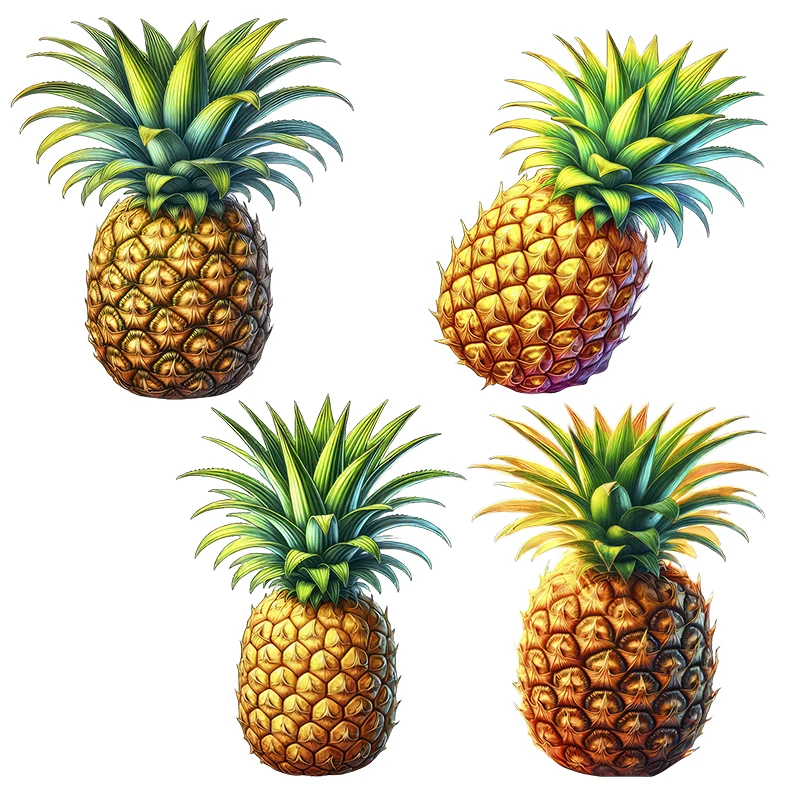 Three Ratels CD6 Pineapple wall stickers for home decoration kitchen refrigerator stickers shop window decals