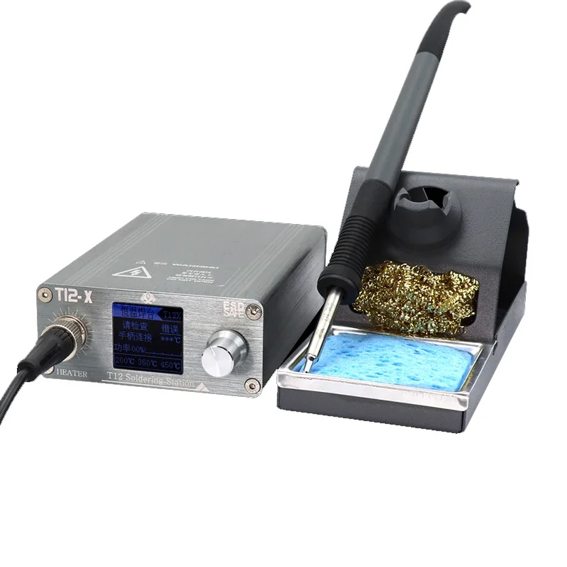 OSS T12-X 72W LCD Digital Welding Soldering Station For Mobile Phone PCB Repair Tools Tool Electronic Soldering Iron