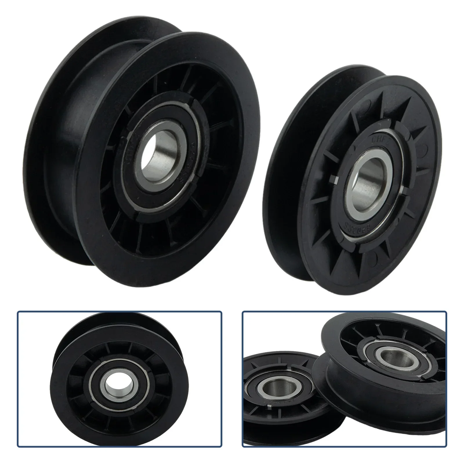 

GX20286GX20287 Idler Pulley Set, GX20286A, 2 7/8 OD, 5/8 ID, 7/16 Wide, 3 3/8 OD, 5/8 ID, 1 Wide Sturdy Design