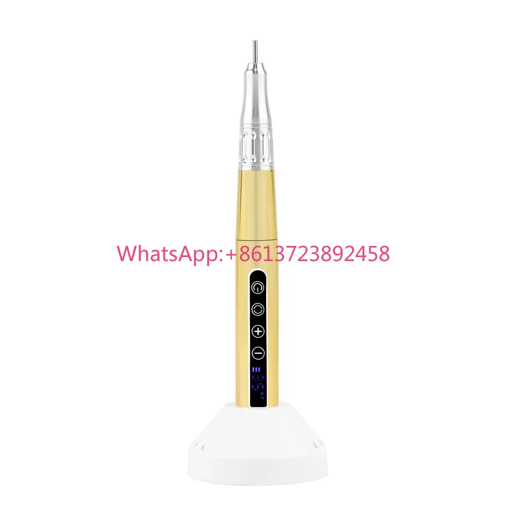Portable 65W Professional 35000 RPM New Color Cordless Ultra Smooth Coreless Motor Nail Drill Pen With Charging Base