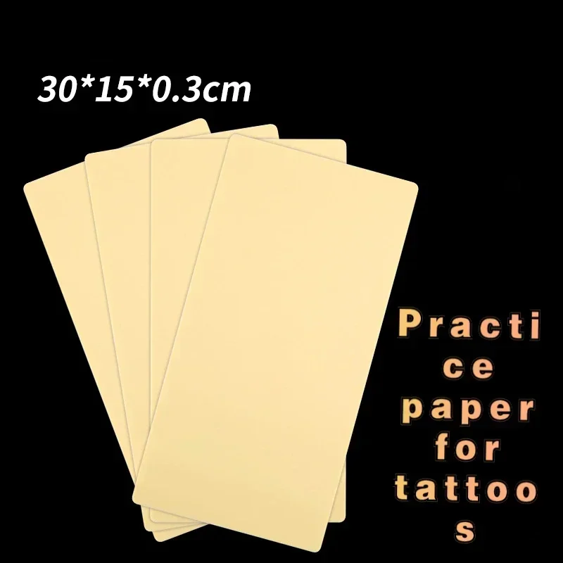 5PCS A3 Silicone Tattoo Practice Skin 3MM Thick 30x15/40x30cm Blank Double Sides Body Makeup Beginner Practice Tattoo Supplies