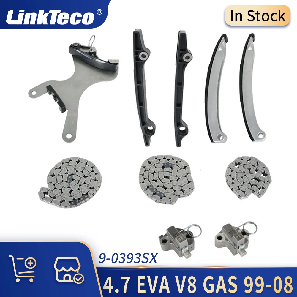 

Engine Parts Timing Chain Kit Fit 4.7 L EVA GAS For DODGE DAKOTA DURANGO RAM 1500 JEEP GRAND CHEROKEE MITSUBISHI RAIDER CHRYSLER