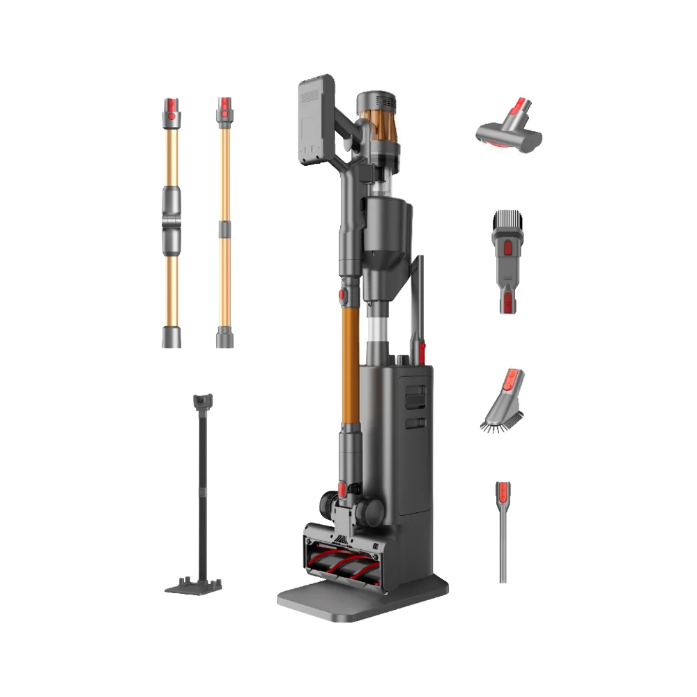 Vacuum Cleaner Dust Collection Station Cordless Portable Stick Cyclone Household for Pet Carpet Cleaning