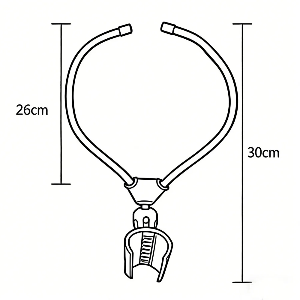 Soporte para micrófono de cuello (bloqueo), accesorios para trucos de Magia, ilusiones de Magia de primer plano, tarjeta de profecía, mago mágico