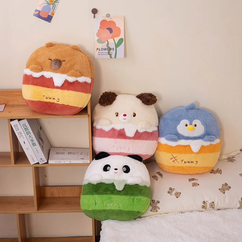 

Подушка Capybara Panda, одеяло, складное одеяло с кондиционером, подушка для салона автомобиля, подушка 2-в-1, офисная подушка для сна, одеяло