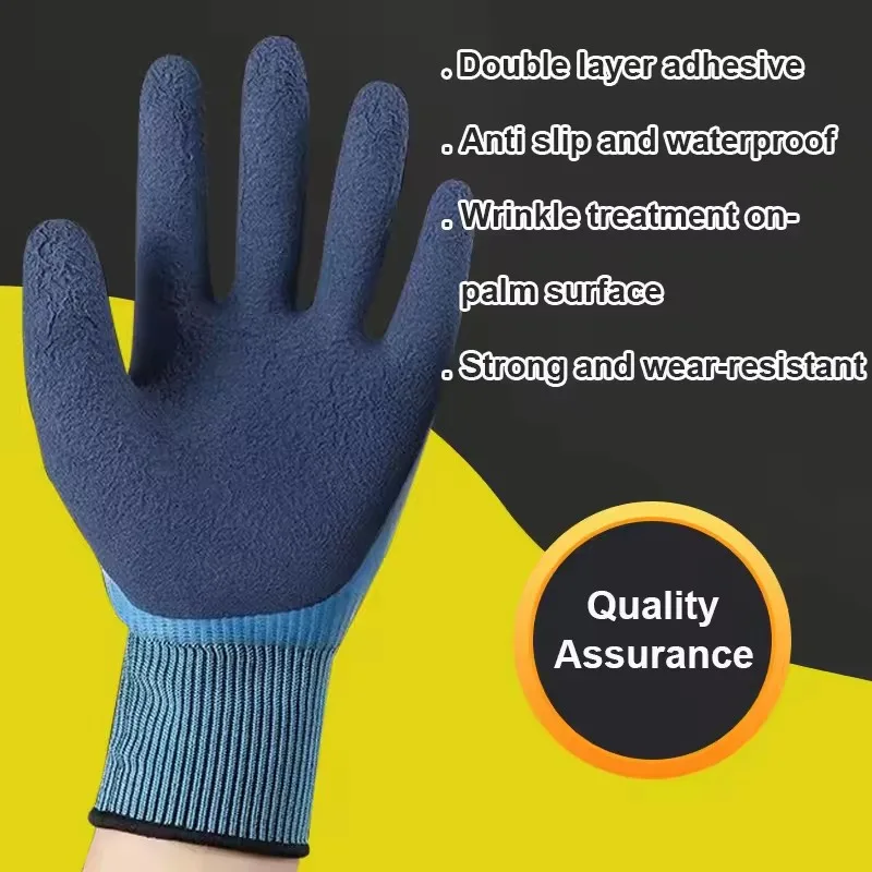 Horticultural Gloves Stab Puncture Resistant Latex Waterproof for Work Labor Protection Wear Resistant ForWork Flower Protection