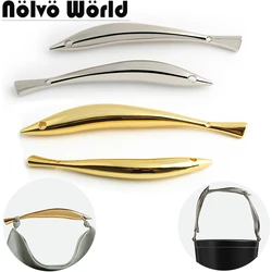 2/4/10pcs k gold 21/27cm metall fisch griffe für frauen machen handtaschen griffe geldbörse rahmen schulter diy handgemachte taschen zubehör