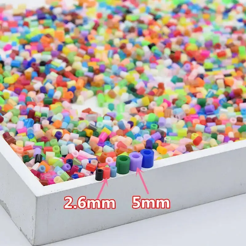 1000 stücke/Packung 2,6mm Mini-Sicherungs perlen Pixel puzzle Eisens chmelz perlen für Schmuck herstellung DIY hochwertiges handgemachtes Lernspiel zeug