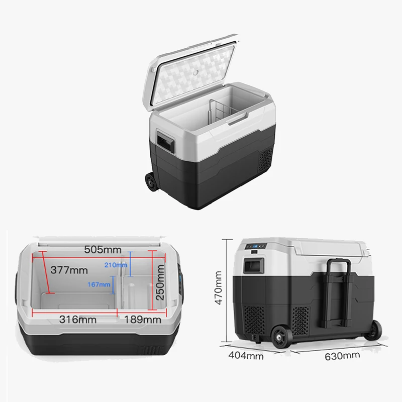 

Легко очищаемый небольшой уличный холодильник с R134A и большой емкостью для лодок, прицепов для отдыха и кемпинга, аксессуаров для транспортных средств