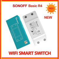 SONOFF Basic R4 Smart Switch Wifi Wireless Smart Home Remote Control Timer DIY Switch Via Ewelink APP Work with Alexa Google