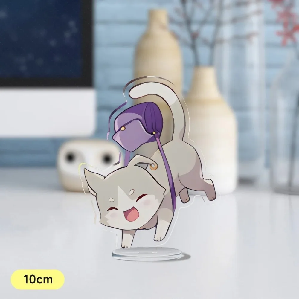 إعادة DIY: صفر - بدء الحياة في عالم آخر أنيمي الأجهزة الطرفية لوح أكريليك الشكل حامل نموذج الكرتون سطح المكتب زخرفة الهدايا #6