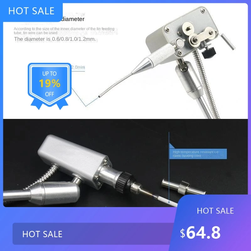 

725NEW 120W Precision Digital Automatic Tin Machine Adjustable Speed Soldering Station for Electronic Component S
