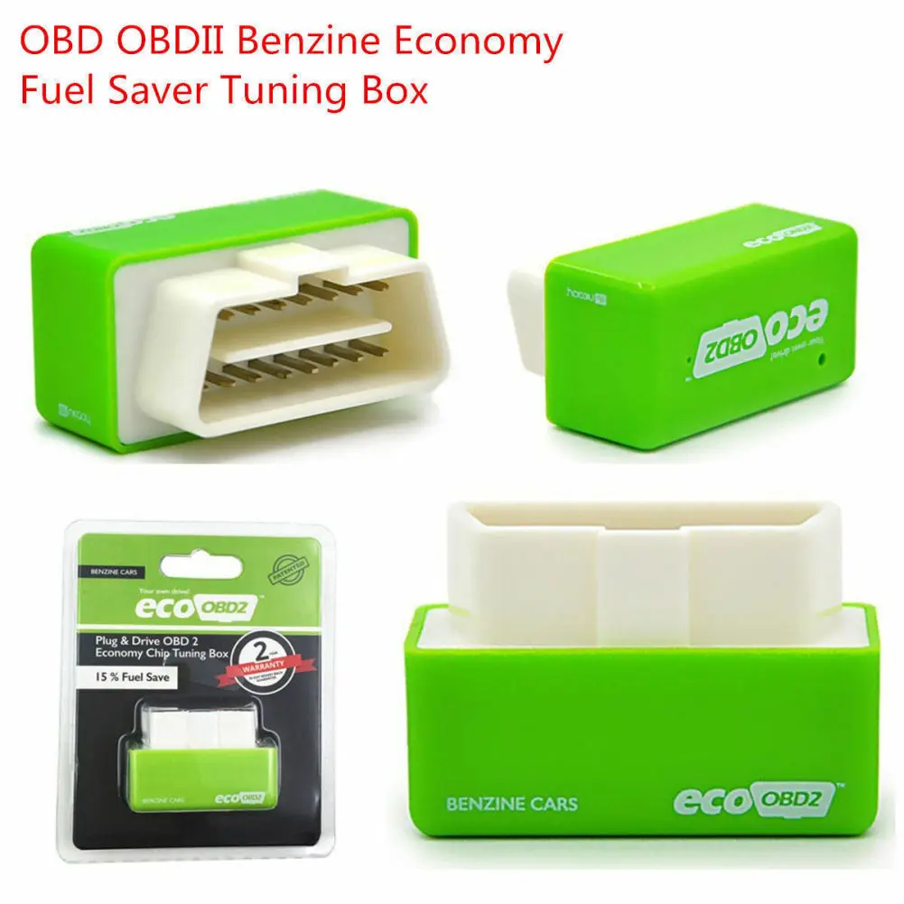 Eco Obd2 Economy Brandstofbesparing Tuning Box Chip Voor Benzine Auto Gas Besparing