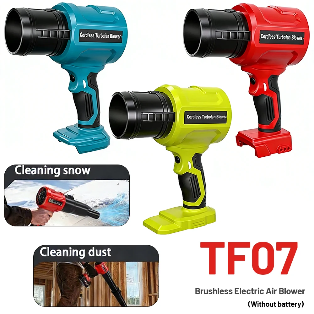 

Brushless Electric Air Blower For Makita/Dewalt/Milwaukee/Bosch/Ryobi 18V Battery For Leaf Dust Snow Clean Power Tool