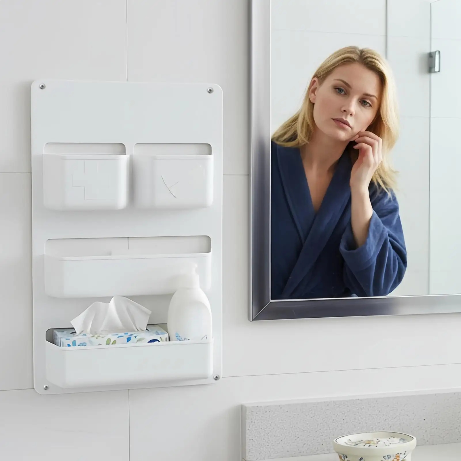 

Camper Door Organizer Wall-Mounted Boat Storage Caravan Wall Organizer Box For Road Trips Outdoor Enthusiasts Travel Trailer