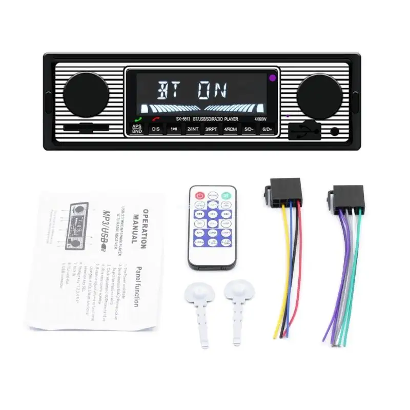 

Wireless Car Radio MP3-Player Multimedia-AUX USB Music FM Play 12V Stereo-Audio Dropship