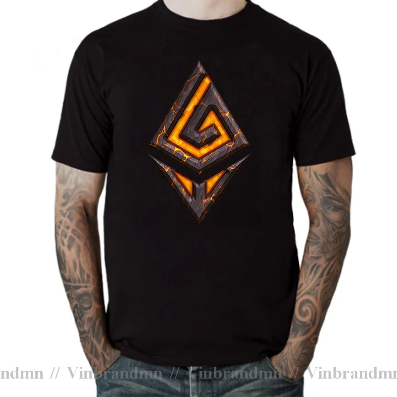 Ethereum Ether ETH Blockchain Cryptocurrency Crewneck TShirts Crypto Etherium Distinctive Men's T Shirt Fashion Hipster Clothing