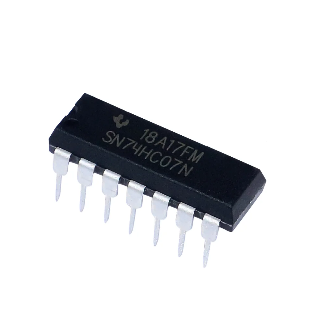 10pcs SN74HC07N Compatible TC74HC07AP 74HC07 Inline DIP14 Logic Chip New Original Fast Shipping