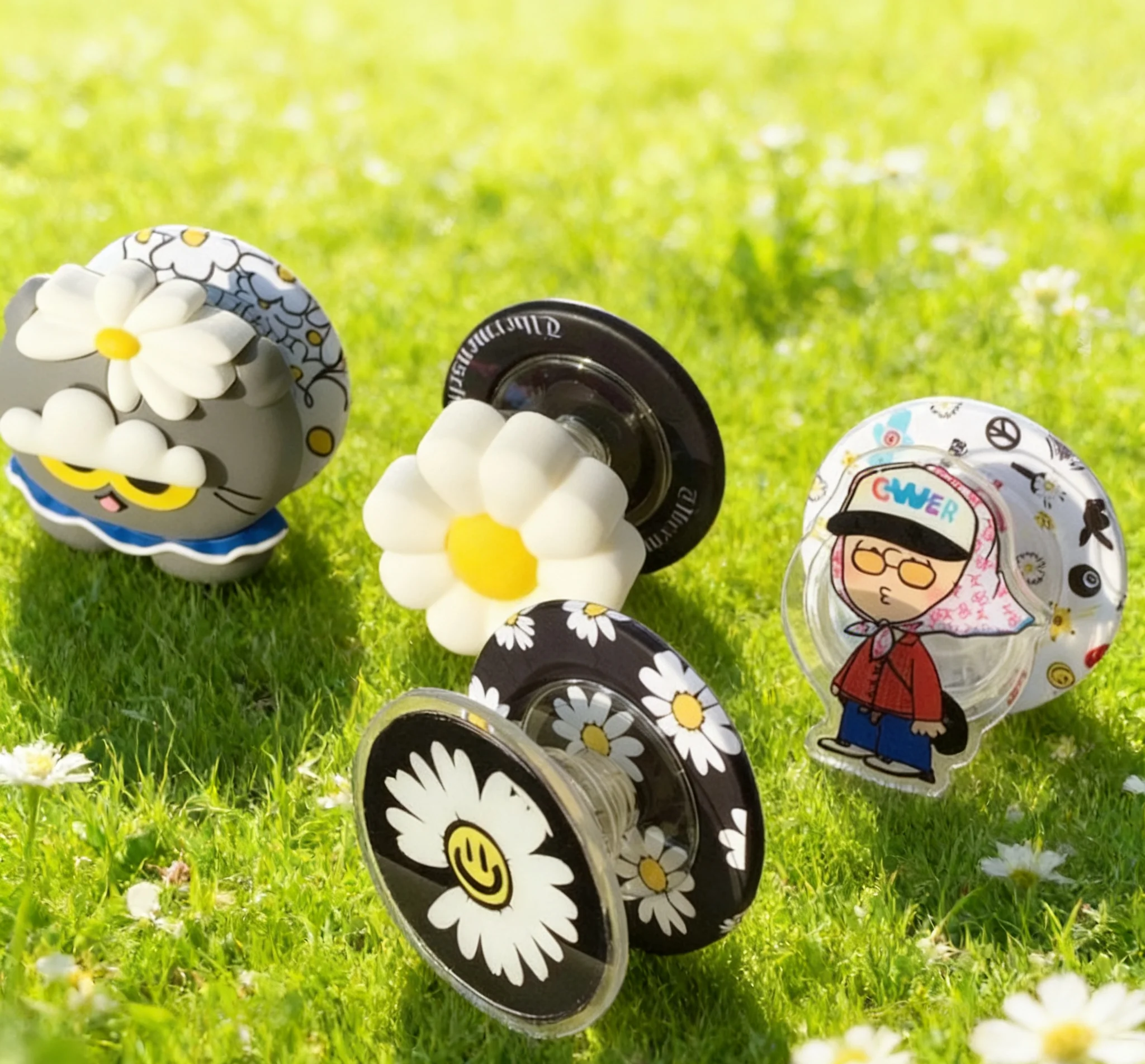 

Милый держатель для телефона Daisy Kitten для iPhone 17, 16, 15, Samsung, Huawei – креативный и интересный держатель для мобильного телефона в едином стиле