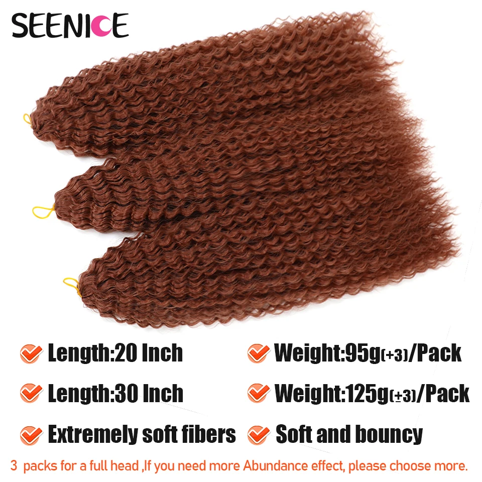 Kinky Curly Afro หยิกผมโครเชต์ต่อผมเปียสังเคราะห์แอฟริกันถักผม Braids นุ่ม Ombre สีชมพูสีดำ