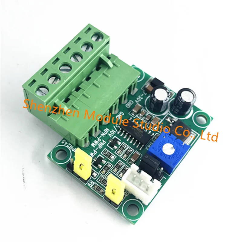 DC 0-5V/0-10V to 0-100% Analog Input Voltage to PWM Signal generator PLC AD Converter Module PNP-PWM/NPN-PWM 5V 24V Level output