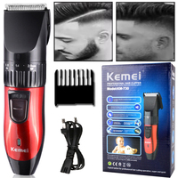 Kemei Professional Hair Clipper Electric Barber Hair Trimmers For Men Adults Cordless Rechargeable Hair Cutter Machine KM-730