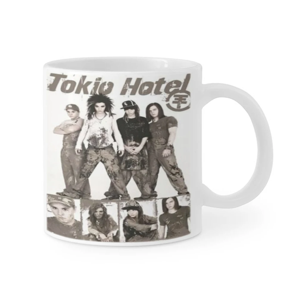 Music Tokio Hotel Rock Band Bill Ceramics Coffee Mugs Tea Cup Milk Cups Gifts Drinkware Coffeeware