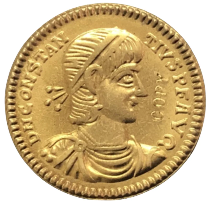 

Копия монеты Constantius II 1 солидус 352-361 годы