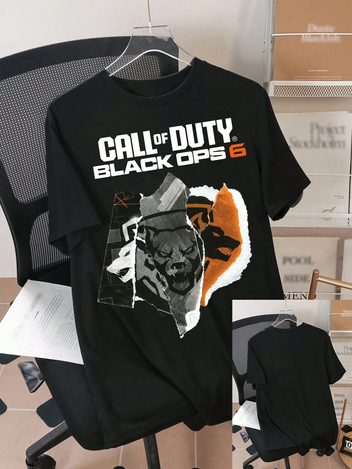 

Мужская повседневная футболка с круглым вырезом и короткими рукавами CALL OF DUTY, летняя мужская одежда, футболка y2k, мужская одежда