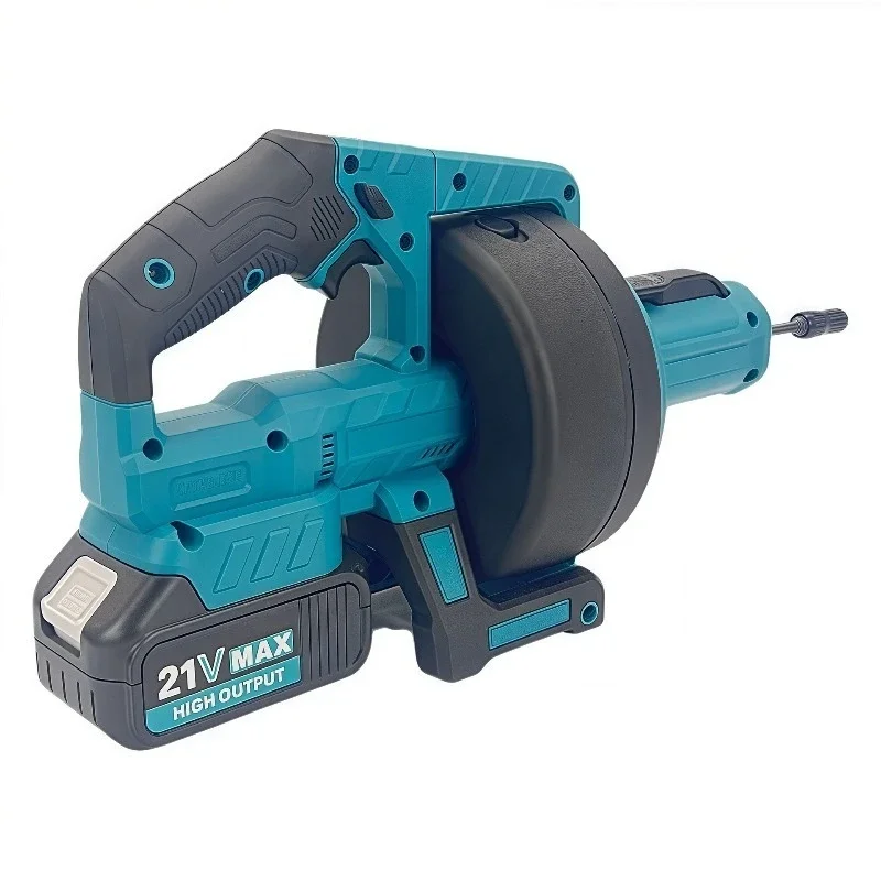 Cordless Pipe Dredge Machine Portable Electric Sewer Snake Drain Cleaner for Kitchen Bathroom
