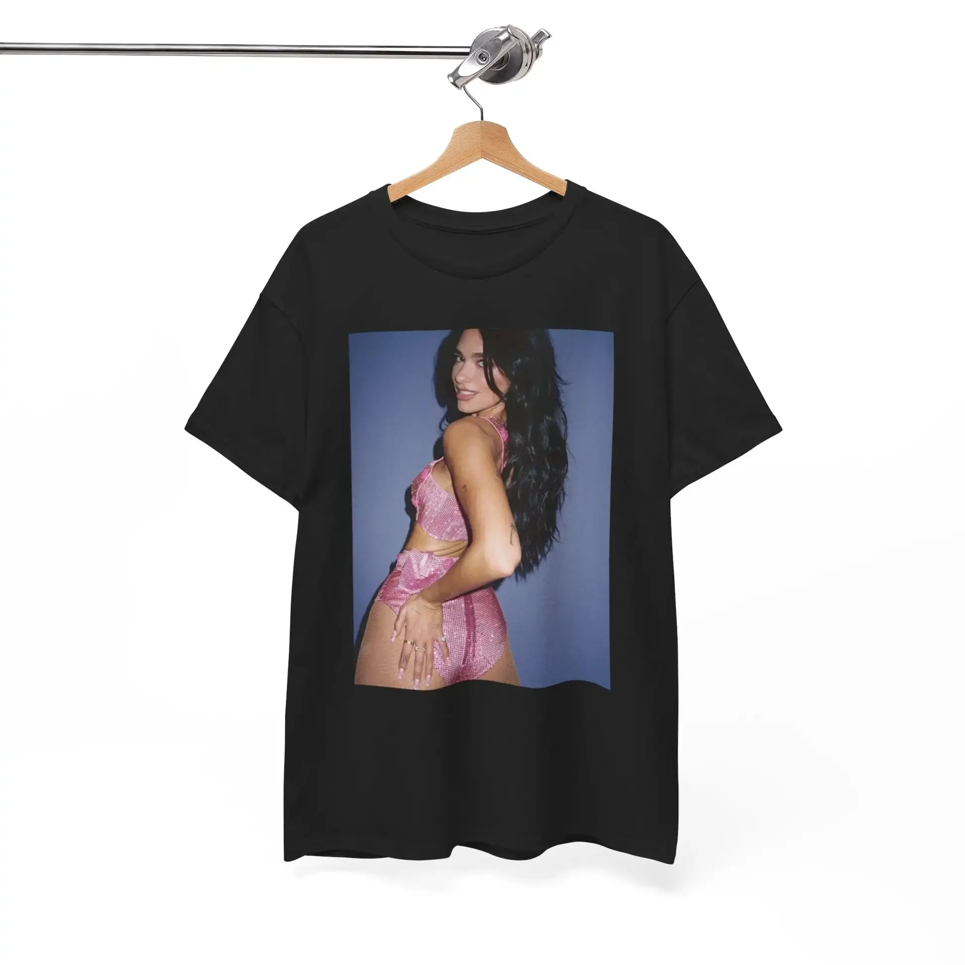 Dua Lipa T-shirts for Men New in Tops and T-shirts Vintage Clothing Women's Oversize T-shirt  Men's Cotton Tshirt Y2k Funny