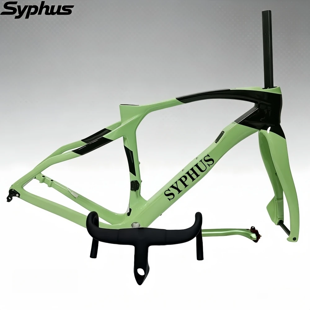 

Syphus 2025 Carbon Gravel Bike Frame 700*38C Road Bicycle Disc Brake Carbon Road Bike Frame