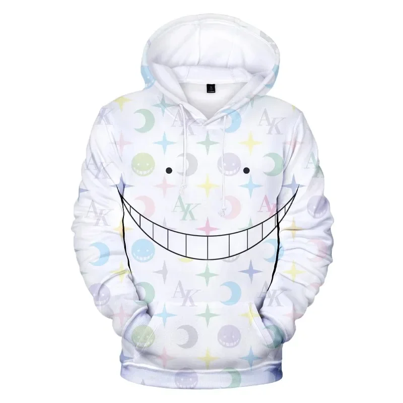 Assassination Classroom Hoodies Koro Sensei 3D Hoodie Boy Girls Cute Pullover Anime Kids Sweatshirts Autumn Comfortable Sweater