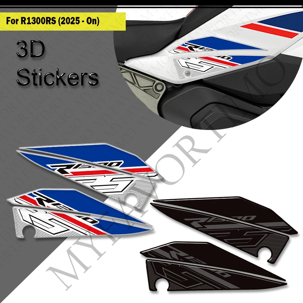 For R1300RS R 1300 RS R1300 Motorcycle Tank Pad TankPad Cap Grips Gas Fuel Knee 3D Stickers Decals Protection 2025 2026