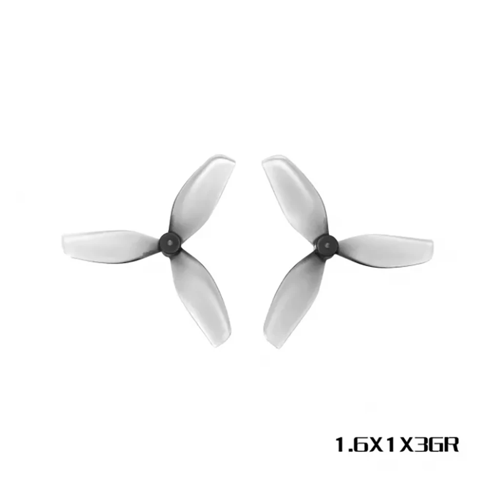 HQProp 40 mm Hohlbecher-Propeller, Durchmesser 40 mm, 3-Blatt-Wellenloch, 1 mm Polycarbonat, 31 mm, für Meteor65 Air65 FPV-Flugzeugmodell – Detail 2