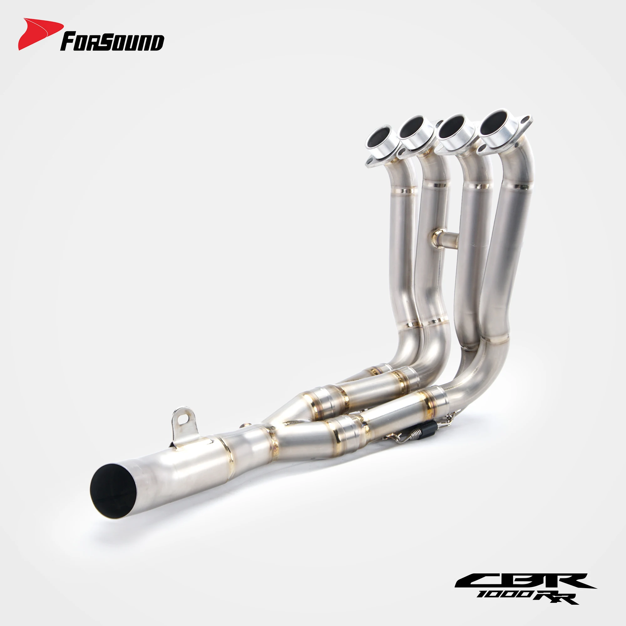 For CBR1000RR 2017-2019 Titanium Alloy Front Exhaust Header Pipe Flame Racing High Flow Lightweight Modified Direct Fit Escape