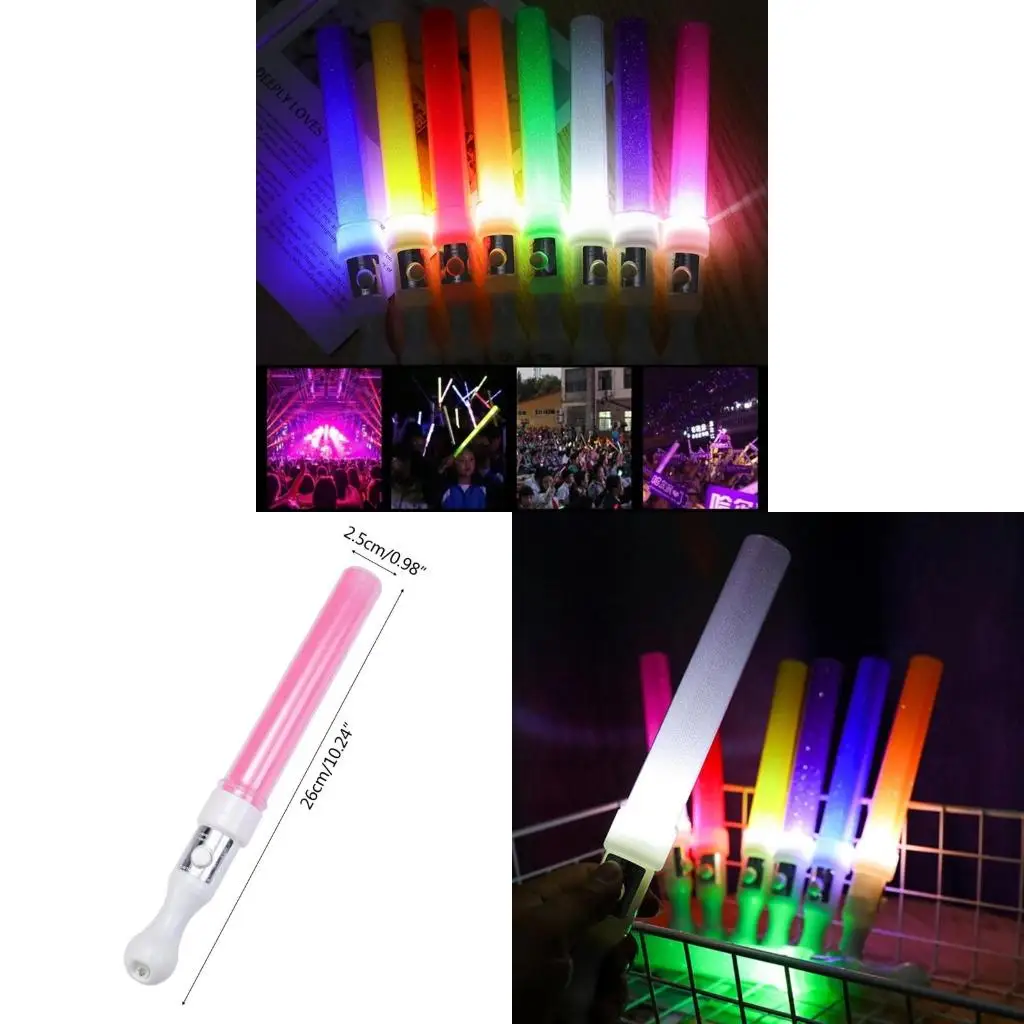  LED Flashing Light 3 Modes Glow Sticks for Birthday Christmas Party Favor