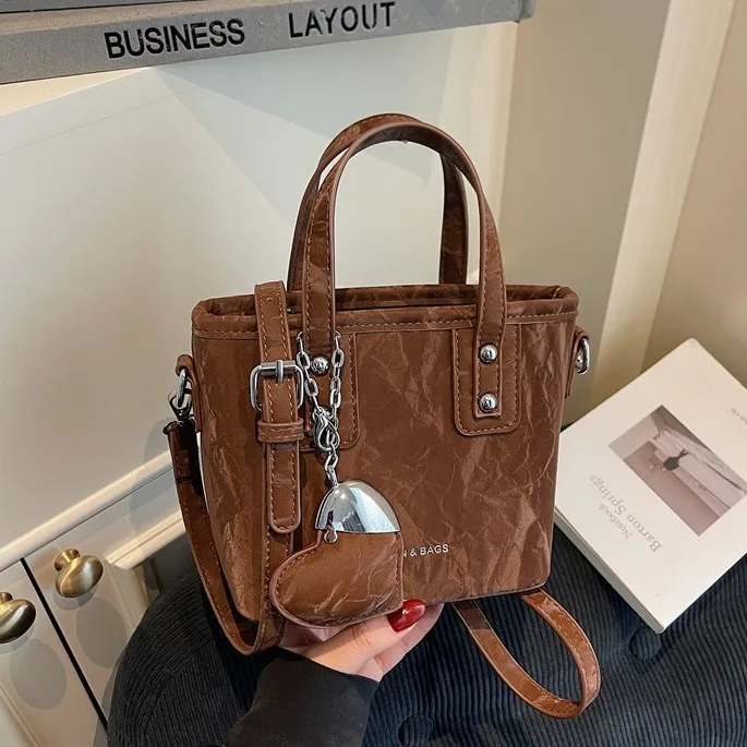 حقيبة كروس لوكس 2025، محفظة متعددة الاستخدامات بمقبض علوي للنساء، حقيبة كتف أنيقة، حقيبة بسيطة من النهار إلى الليل، حبال مزخرفة #2