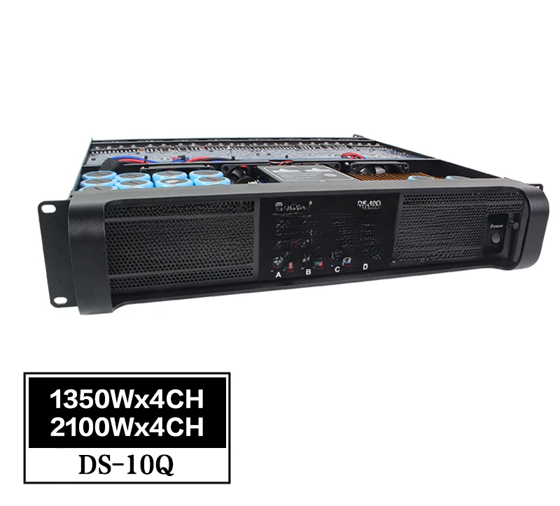 Professional level Td power amplifier music karaoke 4-channel 2000W power amplifier