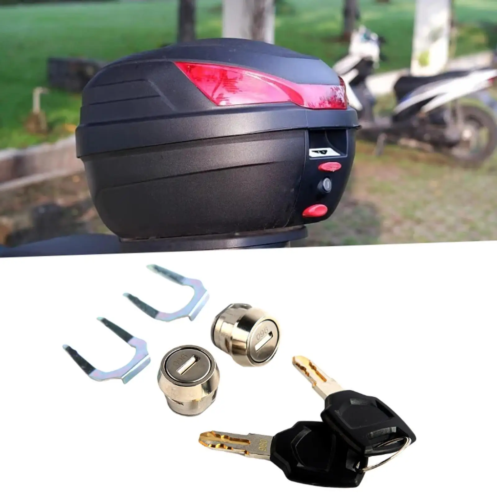 

Rear Trunk Lock Cylinder Sturdy for Motorbike Rear Trunk Tour Pack Pak Locks