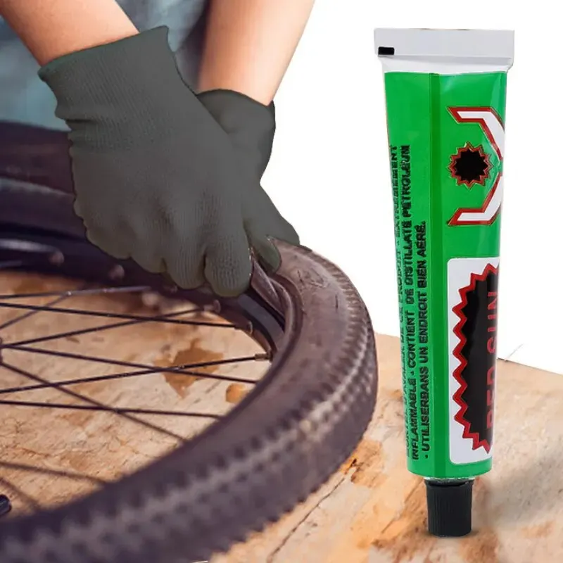 4PCS Car Motorcycle Bicycle Tire Repairing Glue Inner Tube Puncture Repair Glue Agent Emergency Portable Tyre Vulcanized Glue