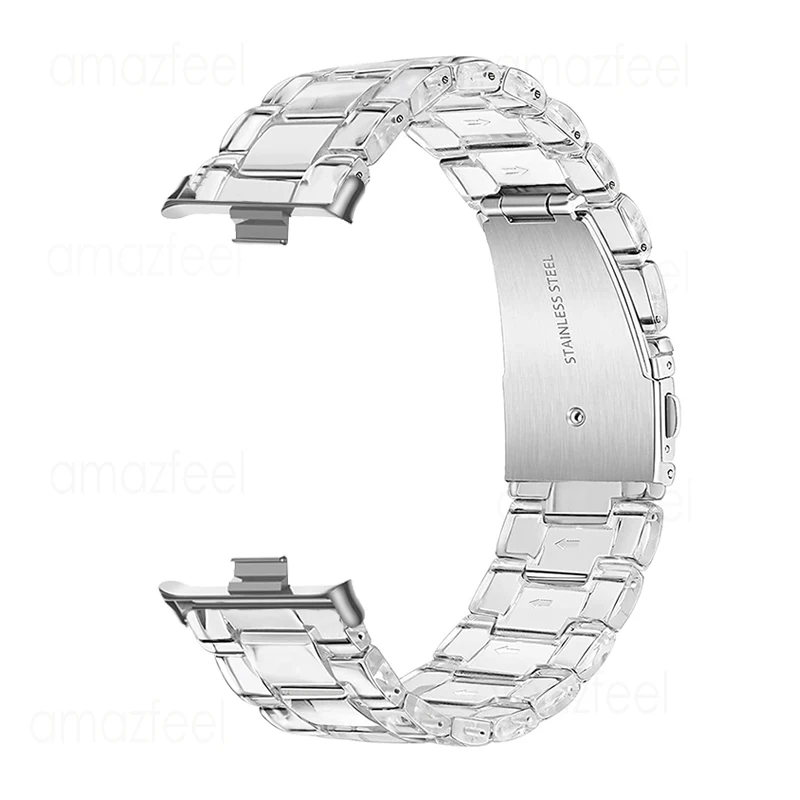 Clear Resin Bracelet For Redmi Watch 5 Watchband Correas reloj For redmi watch 4 Strap For Xiaomi Mi Band 9Pro Replace Wristband