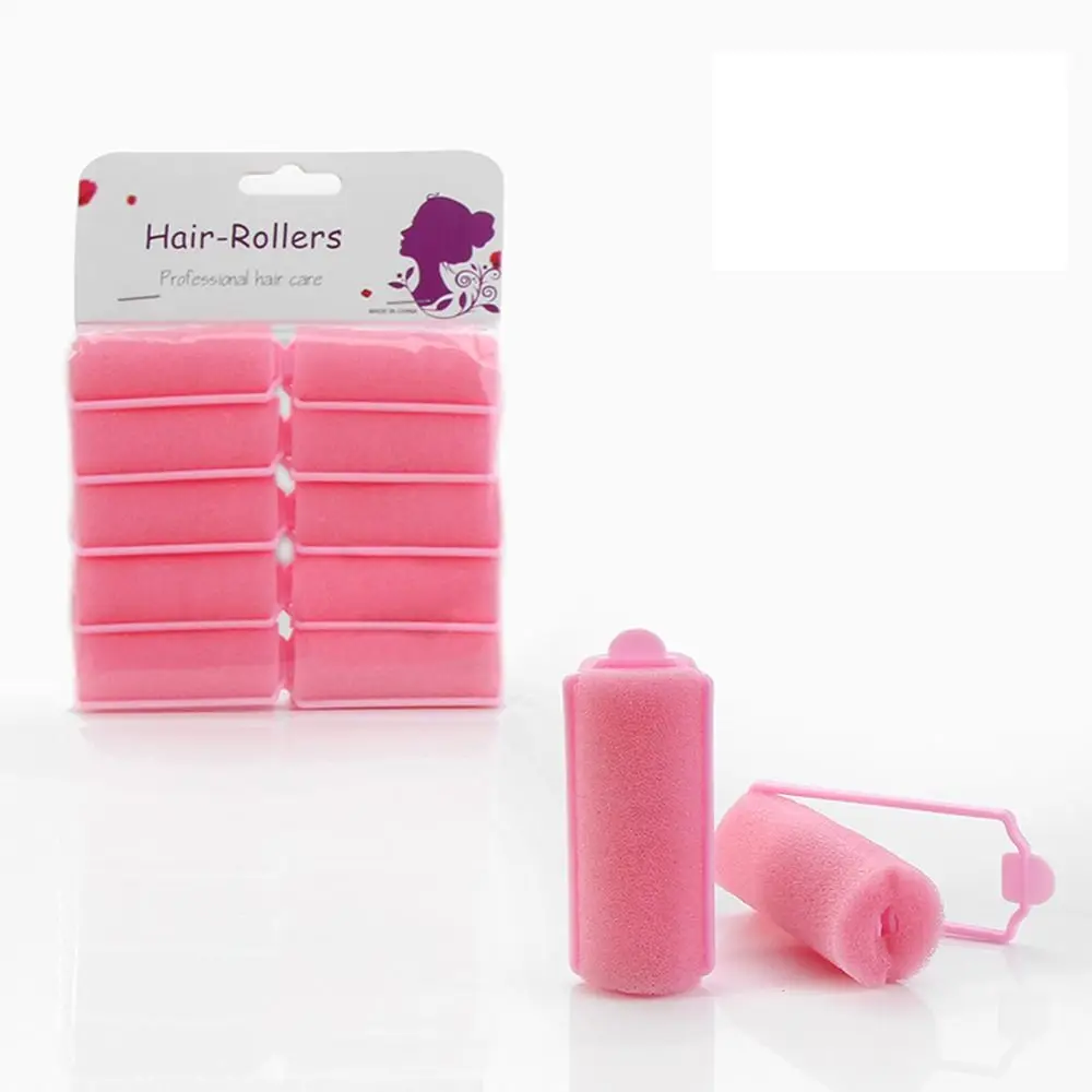 10pcs Professional Soft Sponge Curler Portable Durable Hair Tools Hairproof Multi-functional Hair Roller Girl