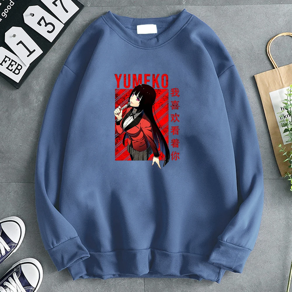 

Hoodies Kakegurui Jabami Yumeko Japanese Anime Hoodie For Man Fashion Oversize Men'S Sweatshirt Street Harajuku Mens Hoody