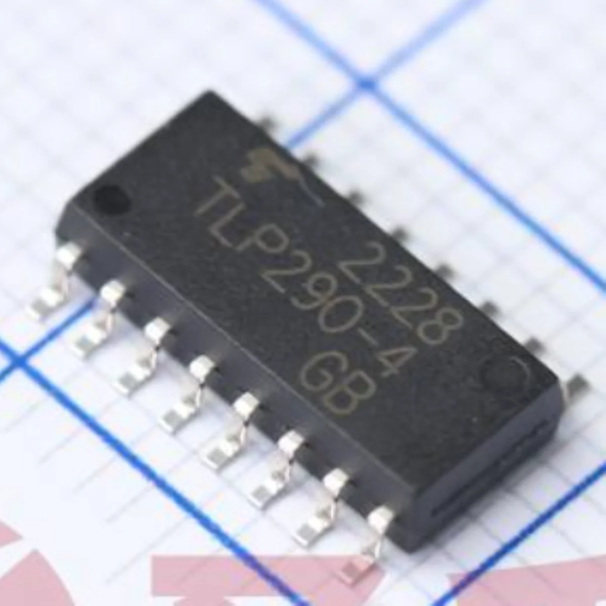 TLP290-4 TLP290-4(GB-TP,E(T Original Transistor Output Optocoupler AC, DC Phototransistor 50mA 1.2V SOP-16 SOP16 4.4mm TLP290-4