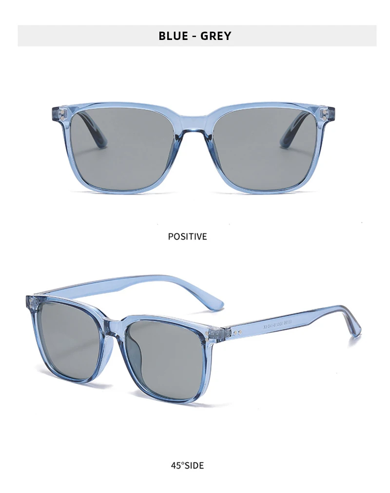Stilvolle Polarisierte Sonnenbrille Männer Frauen Klassische Quadratische Männliche Sonnenbrille Mode Im Freien Fahren Shades UV400 – Detail 12