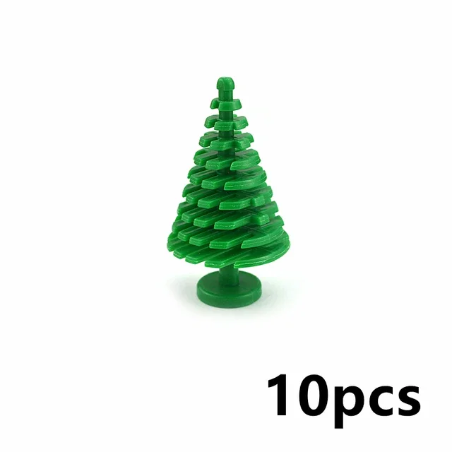 DIY House Accessories Toys for Children MOC Plants 2x2 Mushroom Spots Pine Tree Flowers Building Blocks Assemble Bricks Toy