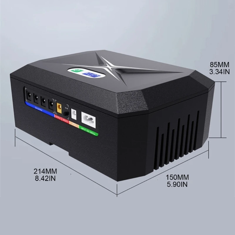 Fonte de Alimentação Ininterrupta para Roteador Wi-Fi, Power Backup, UPS, 5V, 9V, 12V, 60W